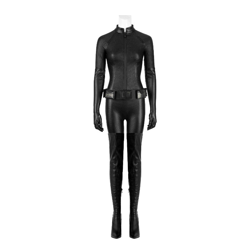 Halloweez Halloween Anime Catgirl Cosplay Costume - Selena Kyle Zentai Jumpsuit for Adults