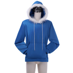 Halloweez Undertale Sans Cosplay Costume for Men – Premium Blue Hoodie Game Outfit