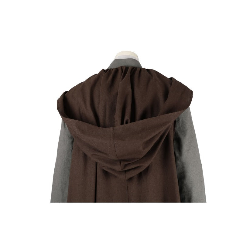 Halloweez Obi-Wan Kenobi Cosplay Costume - Complete Jedi Knight Set for Halloween & Carnival
