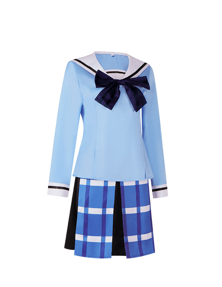 Happy Sugar Life Matsuzaka Satou Cosplay Costume JK School Uniform Halloween Role Play - Halloweez