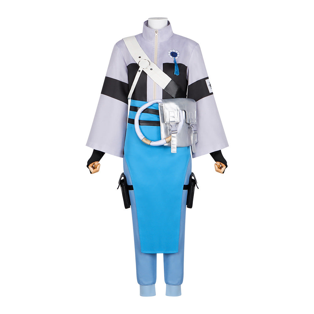 Zanka Abyss Warrior Ghost Cosplay Costume - Game Character Outfit for Halloween Stage Performance and Cosplay Events