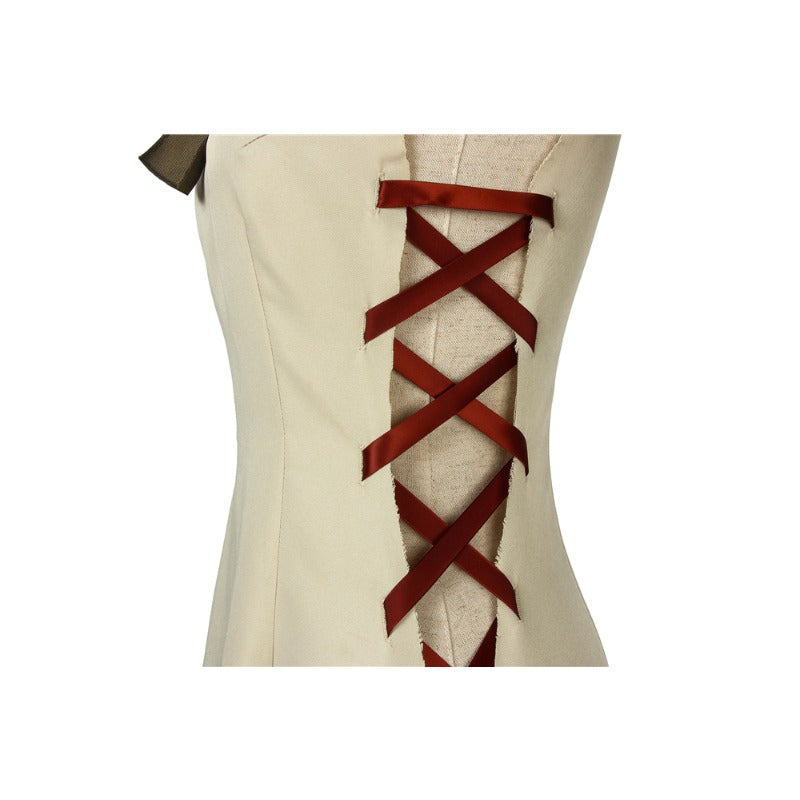 Halloweez Yuzuriha Ogawa Cosplay Outfit Full Set for Adults – Taiju Oki Anime Costume for Halloween, Christmas, Carnival