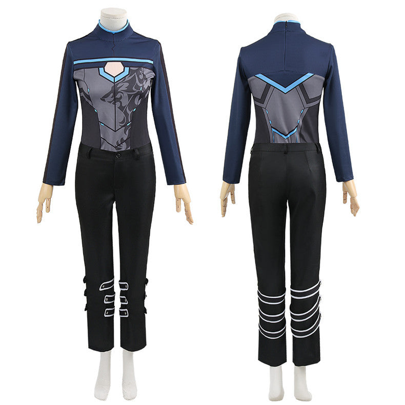 Rainbow Club vtuber Aisia Clone Anniversary 2D Anime Costume Set - Perfect for Cosplay Enthusiasts - Halloweez