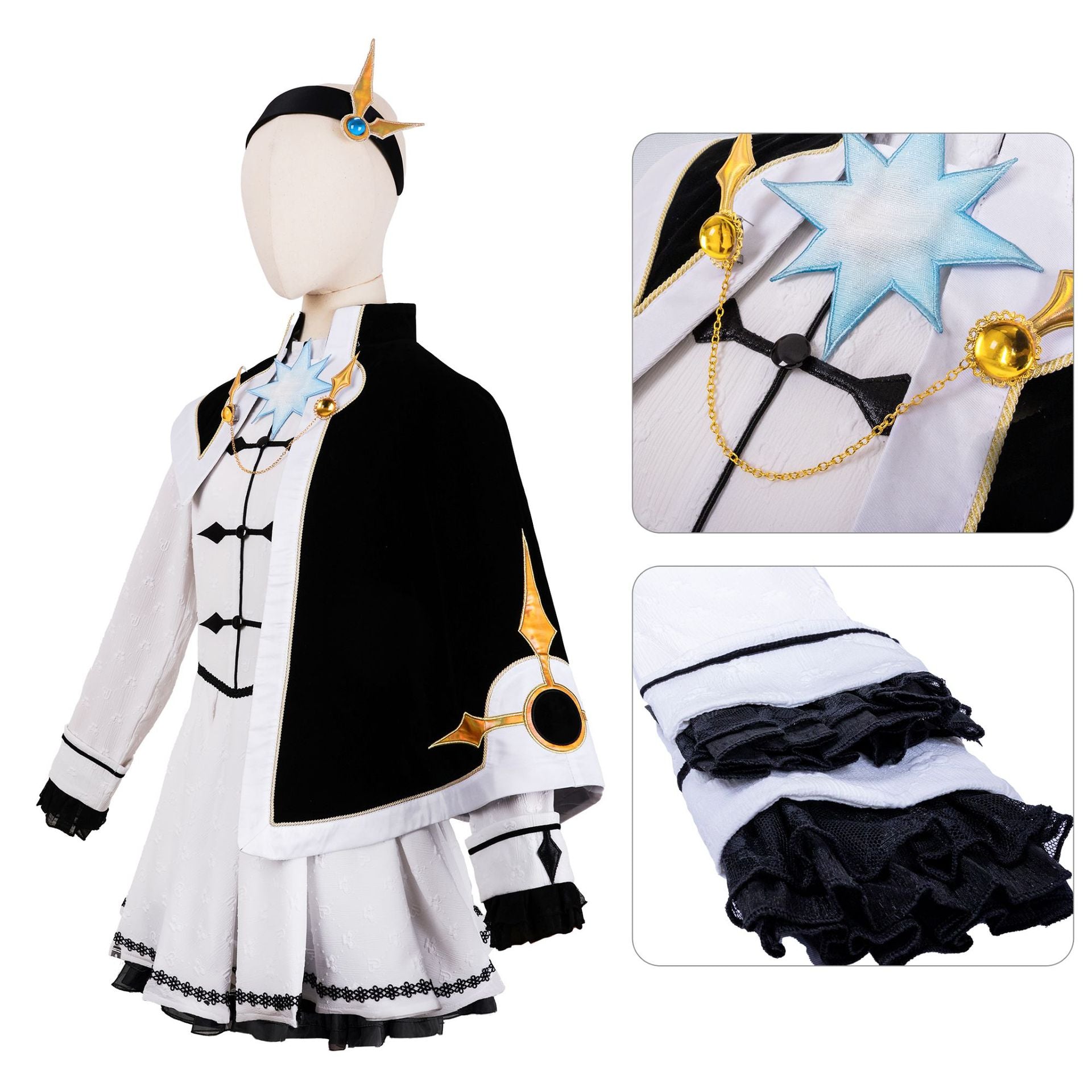 Cardcaptor Sakura Cosplay Costume - Sakura Kinomoto & Syaoran Li Outfit for Anime Fans - Halloweez