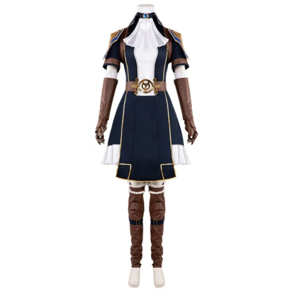 Game LOL Arcane Caitlyn Cosplay Costume The Sheriff of Piltover Caitlyn Uniform Dress Halloween Carnival Suit - Halloweez