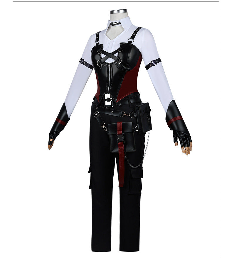 Love and Deep Space Hunter Lady Cosplay Costume Women's Battle Suit Anime Full Set Stage Performance - Halloweez