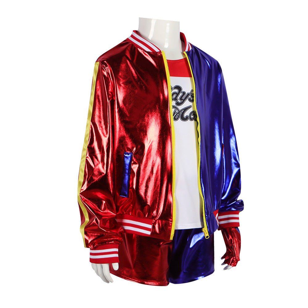 Suicide Squad Harley Quinn Cosplay Costume for Adults and Kids Halloween Performance - Halloweez
