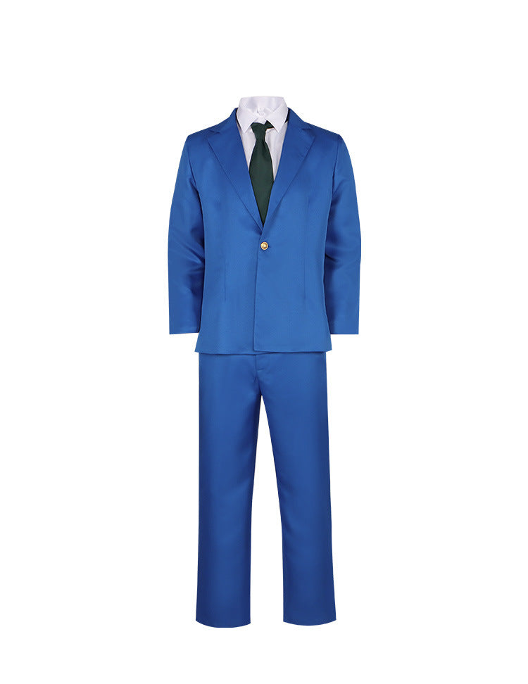 Detective Conan Kudo Shinichi Mouri Ran Cosplay Costume Full Set - High School Uniform - Halloweez