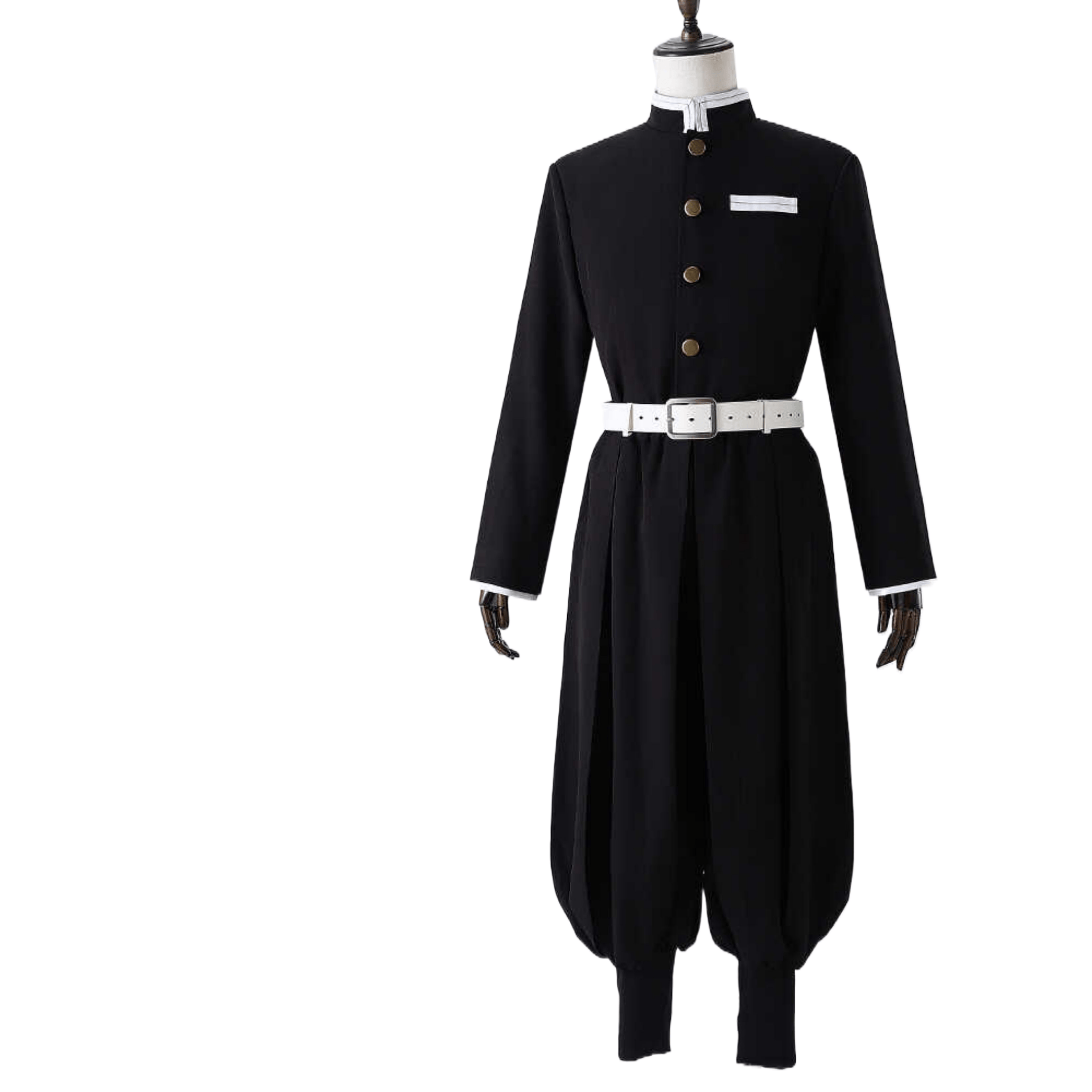 Demon Slayer Cosplay Costume Giyu Tomioka Water Hashira Uniform with Embroidery - Premium Quality Cosplay Outfit for Anime Fans