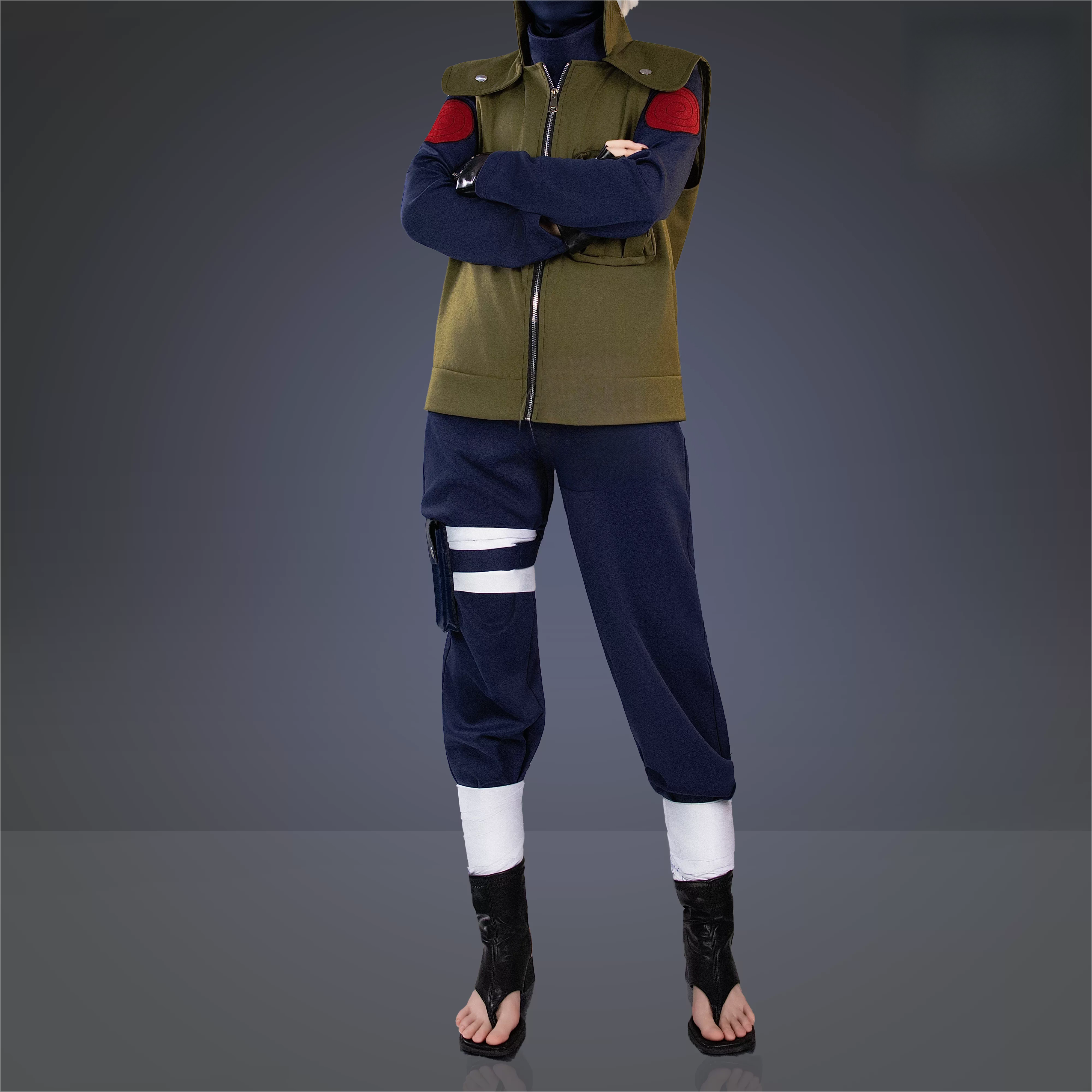 雾都动漫忍者卡卡西cosplay二次元动漫上忍暗部旗木卡卡西cos服男 - Halloweez