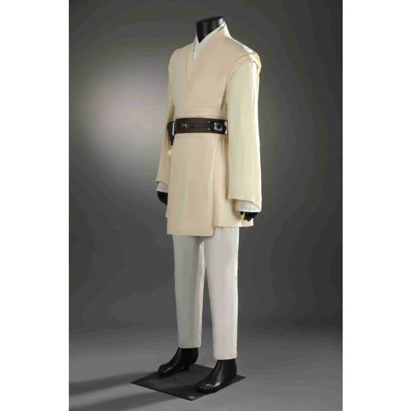 Halloweez Obi-Wan Kenobi Cosplay Costume - Full Set Including Robe and Cloak for Halloween - Halloweez