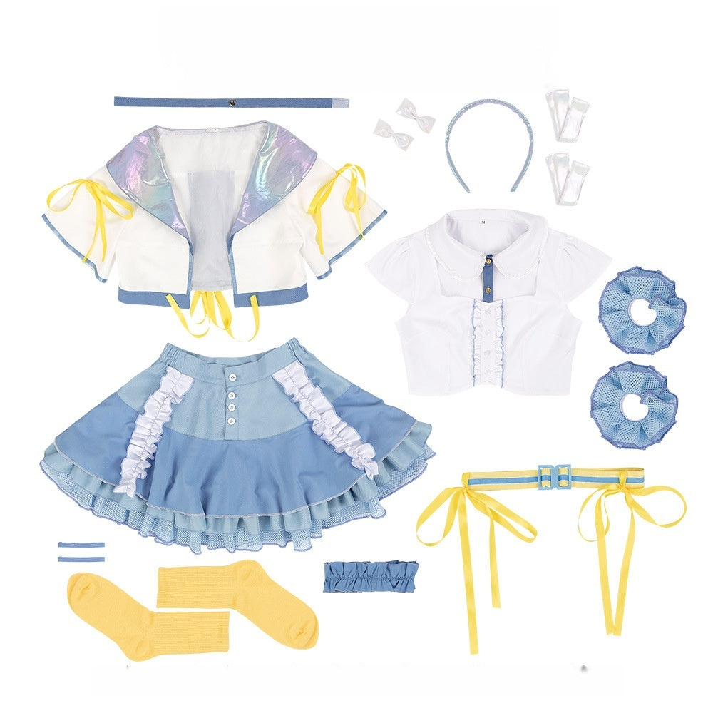 School Idol Master Kotone Fujita Cosplay Costume Anime Dress Set - Halloweez