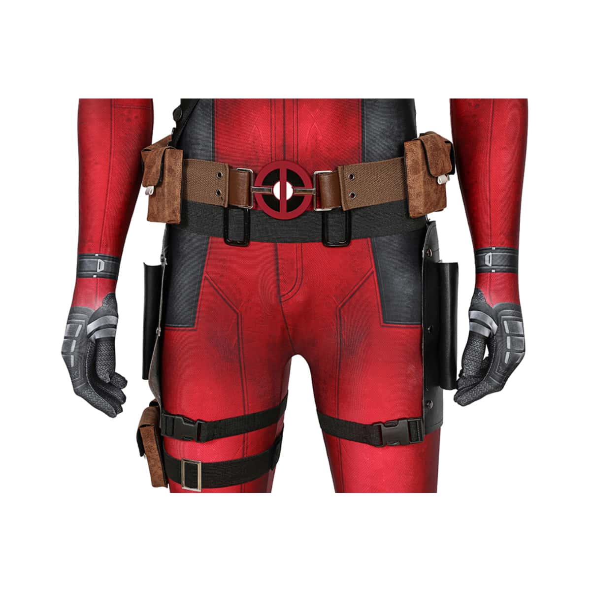 Deadpool Wade Wilson Cosplay Costume, Custom High-end for Halloween & Comic Con - Halloweez