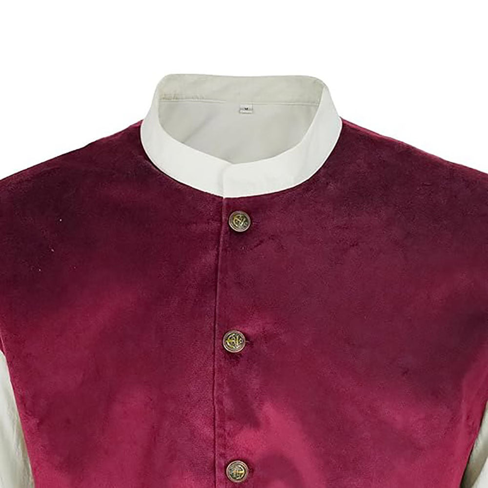 Vintage Medieval Renaissance Pirate Viking Knight Full Set Stage Performance Costume Halloween Cosplay - Halloweez