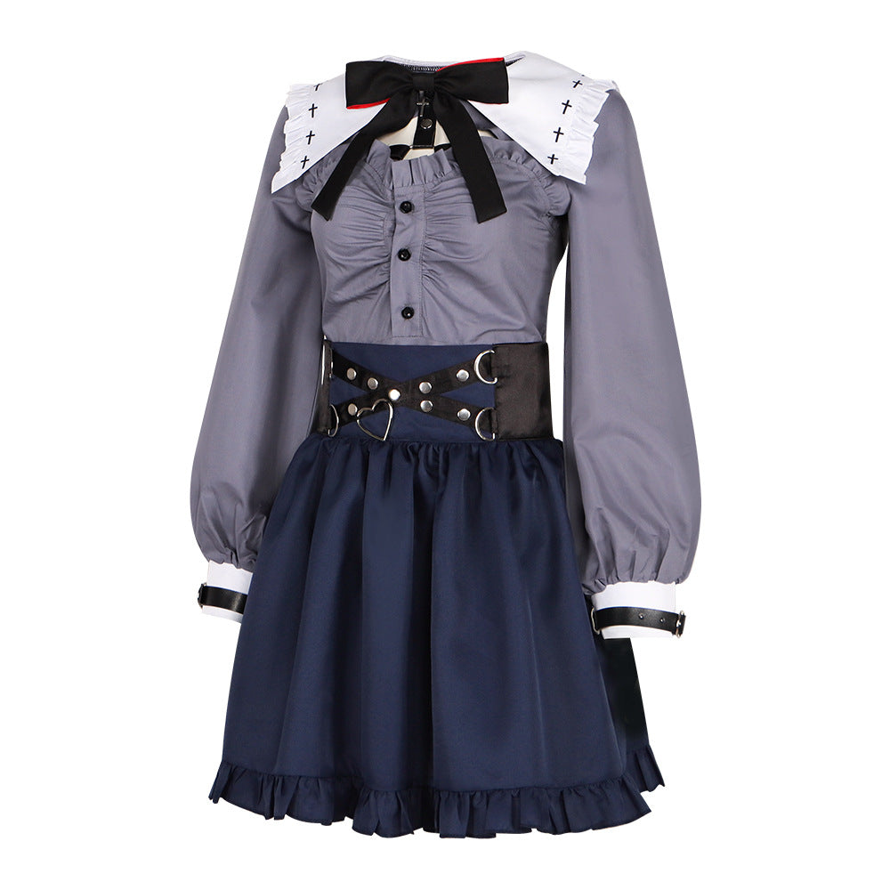 Rainbow Club Virtual Vtuber cosplay Vampire Kanae Genderbend Halloween Costume for Nijisanji Fans - Halloweez