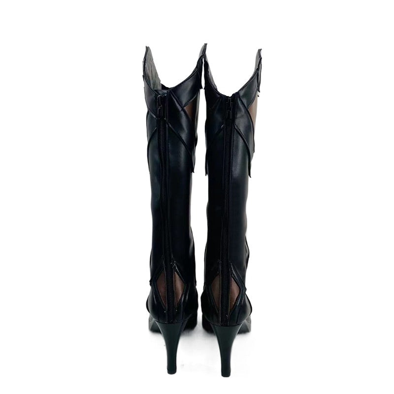953 Honkai Impact 3rd Black Swan Cosplay Shoes for Anime Conventions - Halloweez