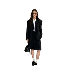 2025 Fall New Korean Designer An*u Elegant Blazer + Vest Dress Cosplay Costume for Women - Halloweez