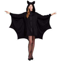 Halloweez Women's Vampire Bat Costume - Gothic Witch Cosplay with Wings