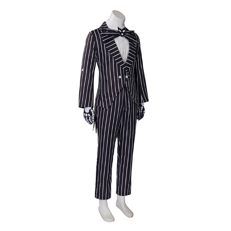 Disfraz de Jack Skellington para Halloween: elegante conjunto de chaqueta y pantalones para Halloween
