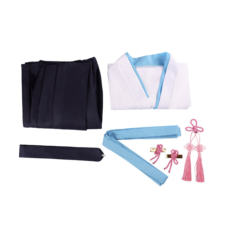 Genshin Impact Ayaka Kamisato Cosplay Costume - Kendo Kimono for Game Performance - Halloweez