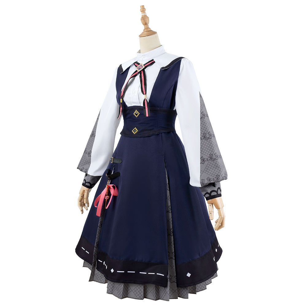 Project Sekai PJSK Airi Momoi Cosplay Costume Set - Anime Game Overalls Dress - Halloweez