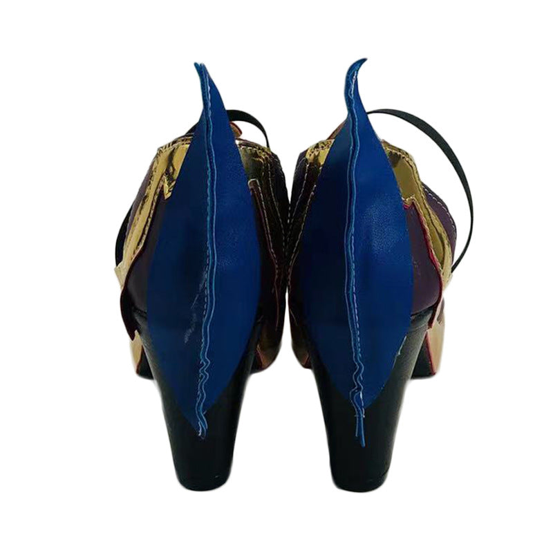 Genshin Impact Yelan Cosplay Shoes for Anime Conventions and Performances - Halloweez