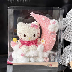 Décoration de Noël Hello Kitty en forme de rose éternelle – Un cadeau de Noël intemporel