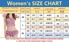 Rainbow Series Dopamine Swimsuit, Sexy Micro Bikini Tankini One-Pieces with Knit Cover Up, Trendy Y2K Beach & Hot Spring Bathing Suits for Women - Halloweez