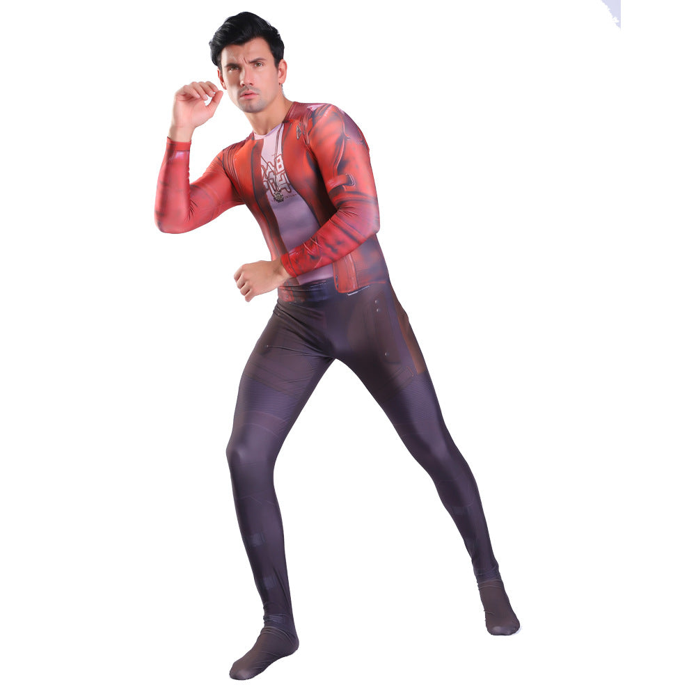 Star-Lord Guardians of the Galaxy Cosplay Costume 3D Print Adult Kids Movie Outfit - Halloweez