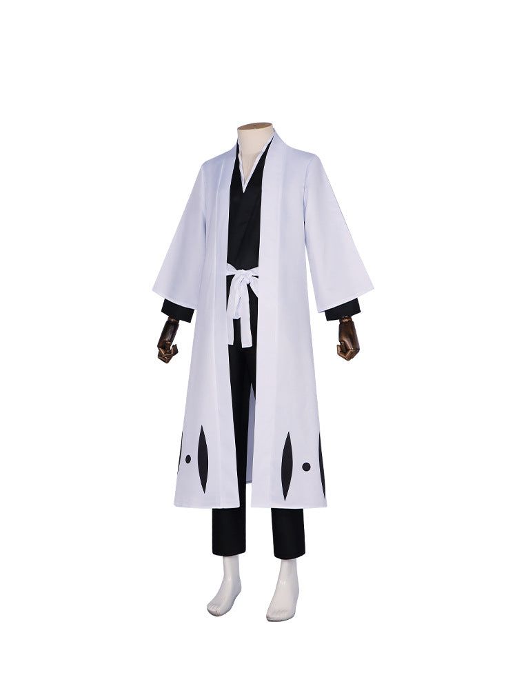Bleach Ichigo Kurosaki Cosplay Costume - Death God Outfit with Haori for Halloween and Anime Events