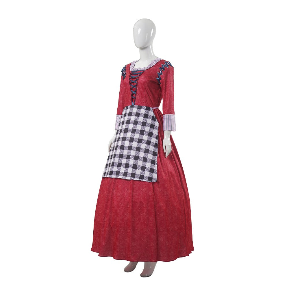 Snow White Red Princess Dress Costume for Cosplay and Performance - Halloweez