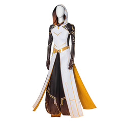 Costume de cosplay Zhongli d'Halloween - Tenue Zhongli d'élite pour les fans passionnés