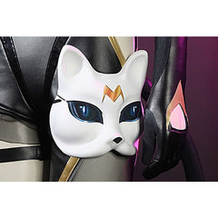 Halloweez Ake Night Cat Cosplay Costume with Boots - Perfect for Halloween Parties
