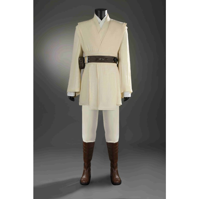 Halloweez Obi-Wan Kenobi Cosplay Costume - Full Set Including Robe and Cloak for Halloween - Halloweez