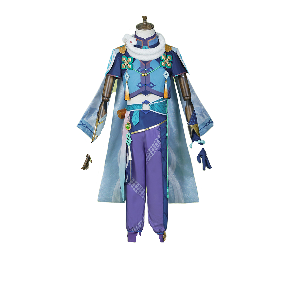 Halloweez Baizhu Cosplay Costume – Become the Enigmatic Character from Genshin Impact - Halloweez