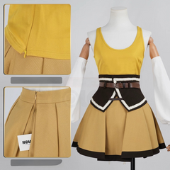 Madoka Magica Tomoe Mami Cosplay, Custom Movie Battle Outfit for Halloween Comic Con