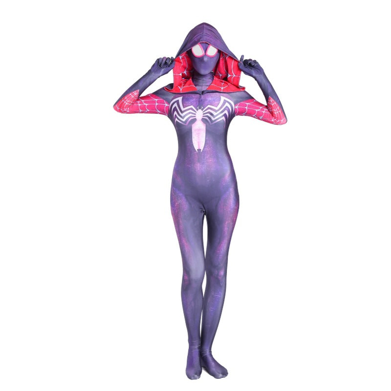 Spider-Gwen Cosplay Costume for Kids and Adults - Halloween Performance Suit - Halloweez