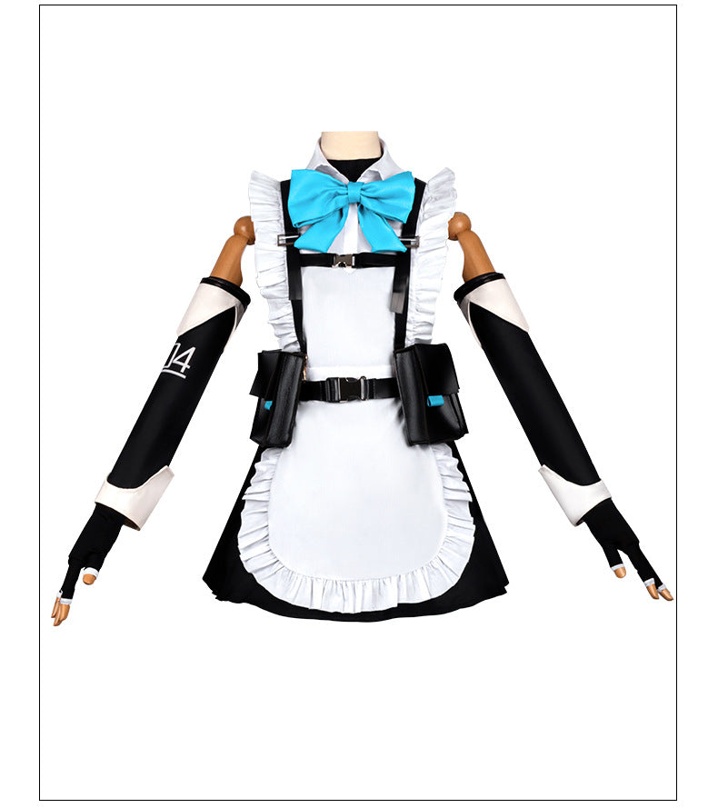 Blue Archive Toki Asuka Cosplay Costume Anime Maid Uniform Women's Full Set - Halloweez