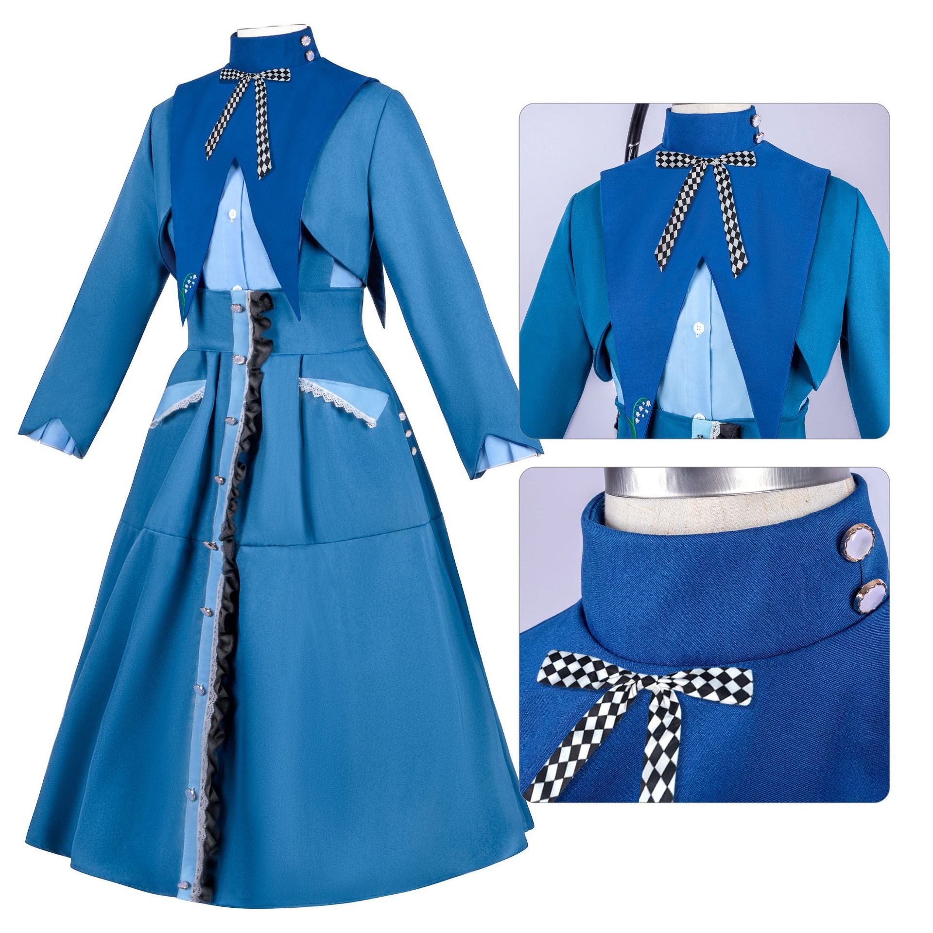 Return to the Future 1999 Cosplay Costume Sonnet Anime Outfit for Women - Halloweez