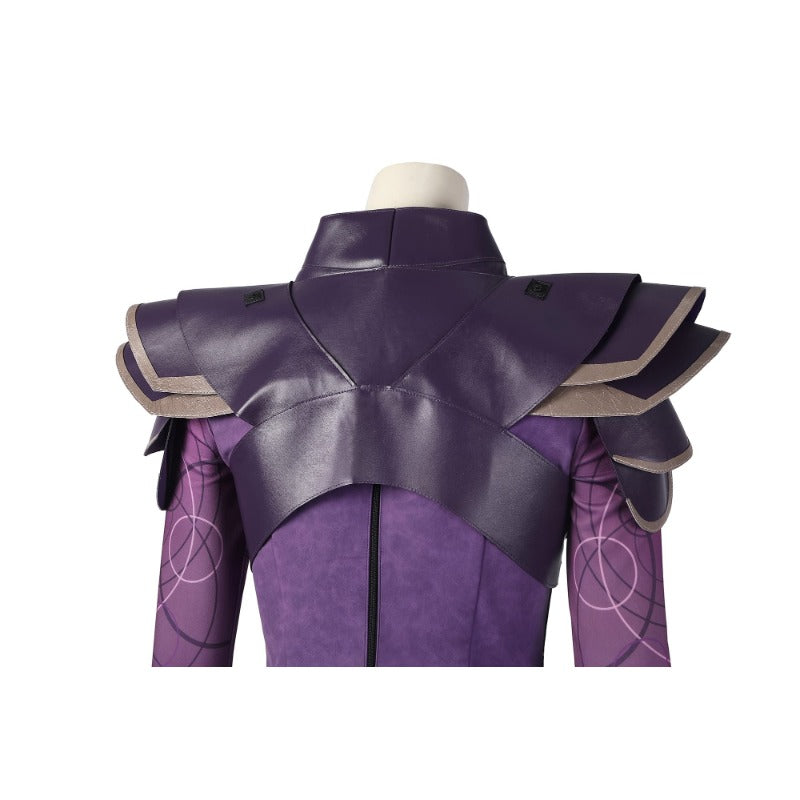 Traje de cosplay de Clea del Doctor Strange para Halloween: atuendo morado de primera calidad