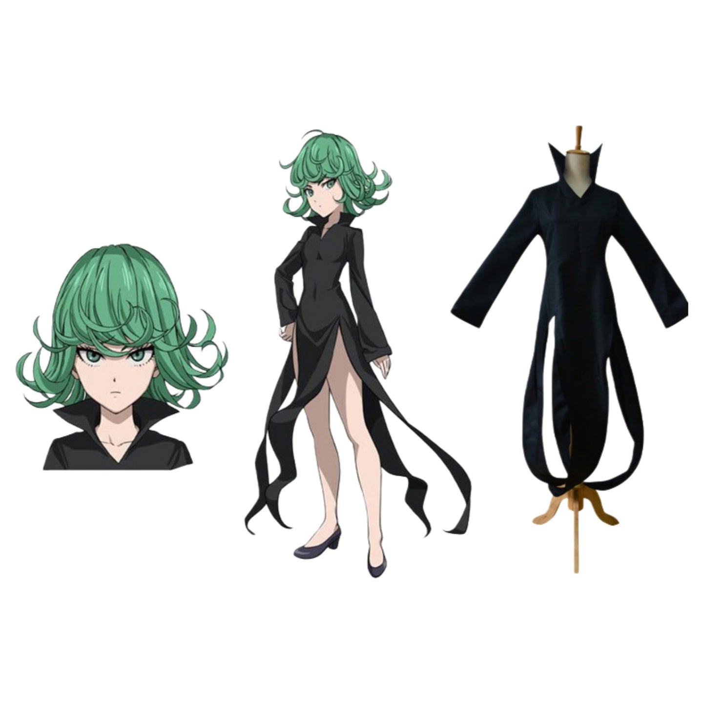 One Punch Man Cosplay Costume Saitama Tatsumaki Fubuki Battle Suit Anime Cosplay Outfit - Halloweez