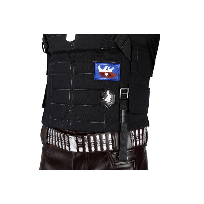 Halloweez Johnny Silverhand Cosplay Vest - Sleeveless Halloween Party Costume