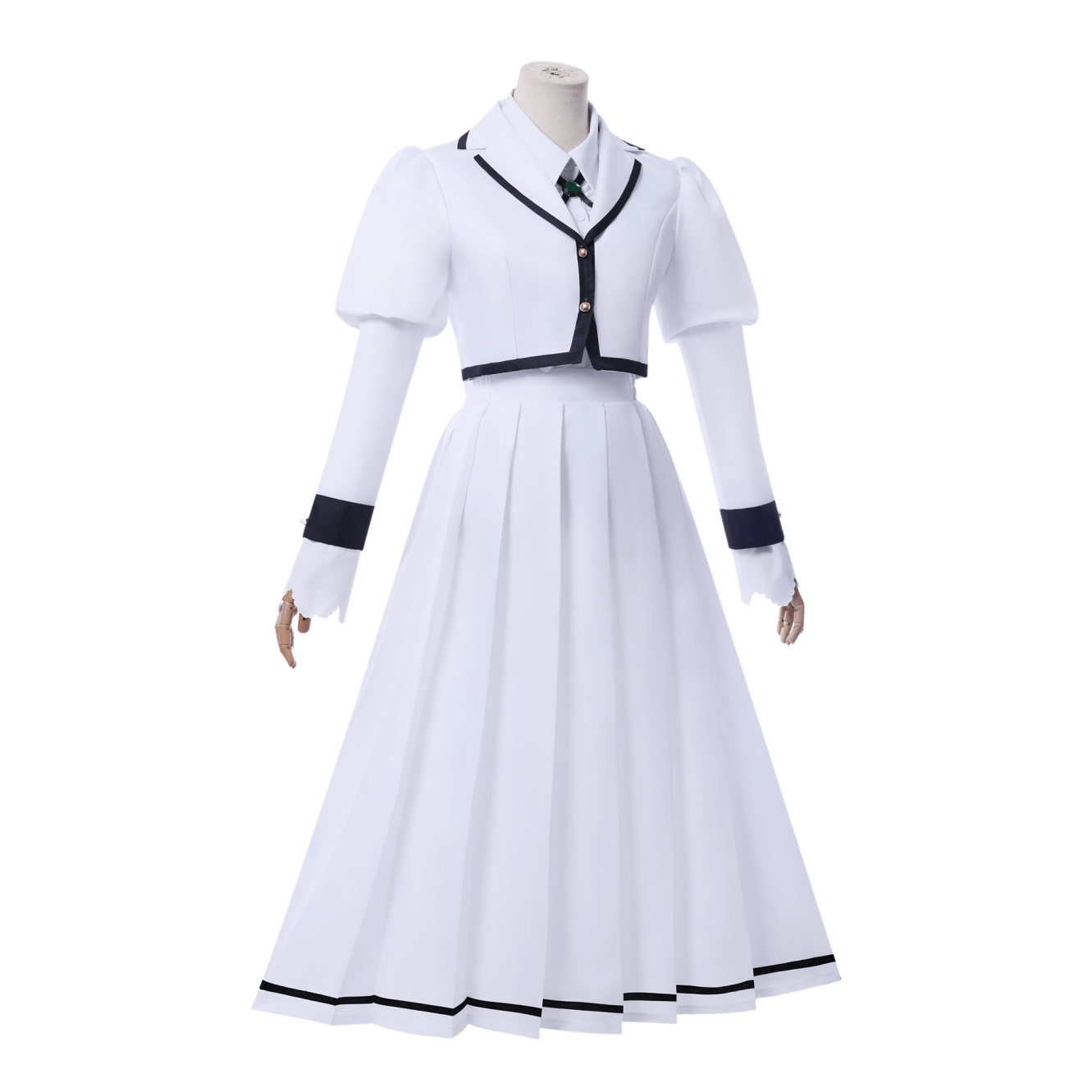 Rock is Lady's Hobby Cosplay Costume - Kurogane Otowa Suzunomiya Lilisa Uniform Full Set for Anime Cosplay, Halloween, Party Events - Halloweez