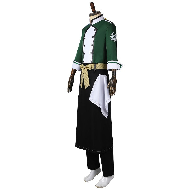 Halloweez NRC Chef Silver Cosplay Costume Set - Customized for Your Perfect Fit