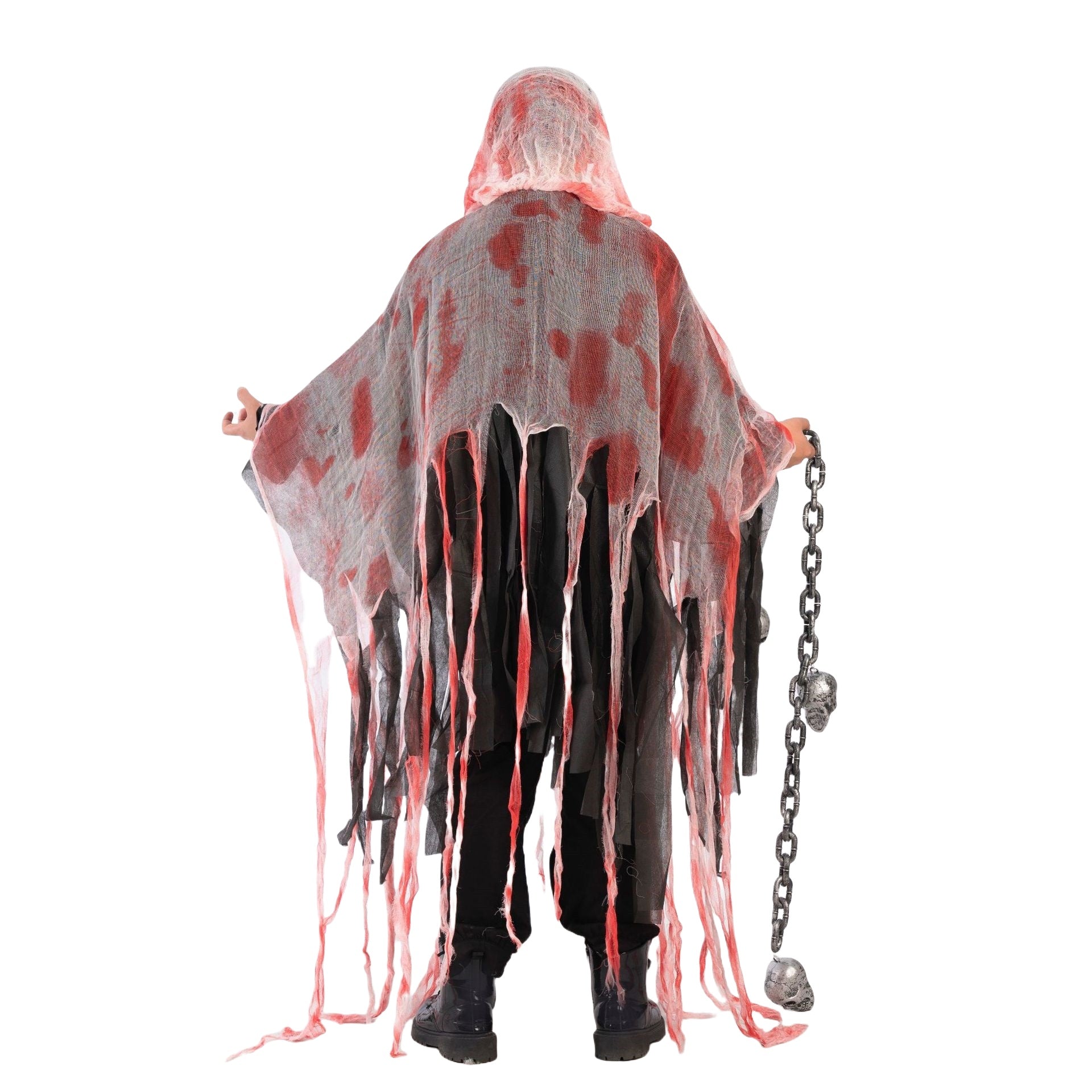 Halloween Adult Cape Wizard Cloak Grim Reaper Haunted House Accessories - Halloweez