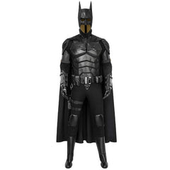 Disfraz de cosplay de cuero sintético de Batman de Halloween y fiestas