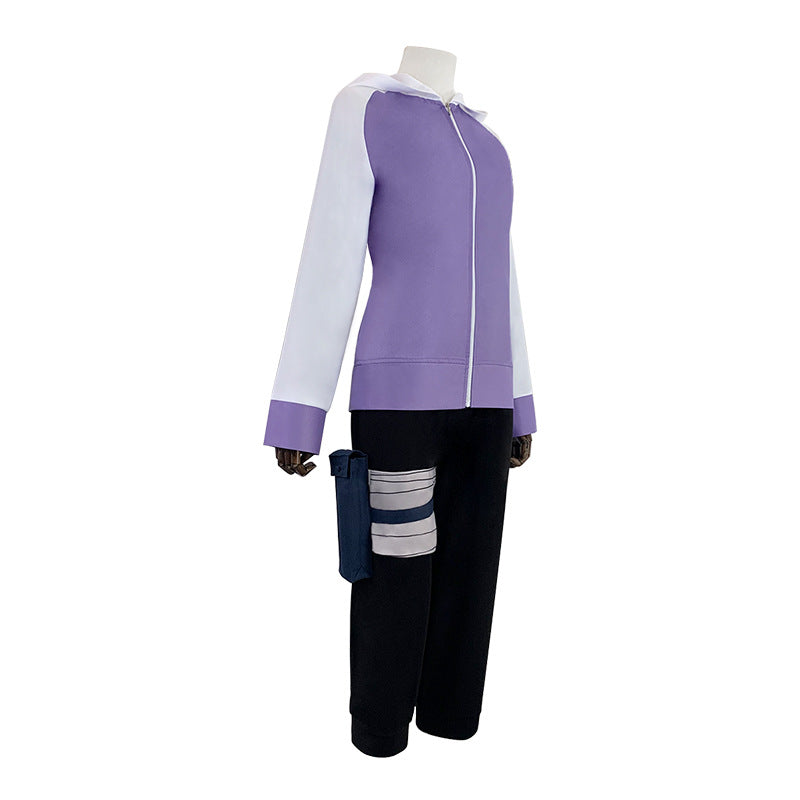 Naruto Hyuga Hinata Cosplay Costume Women's Full Set Clothing Performance Outfit - Halloweez