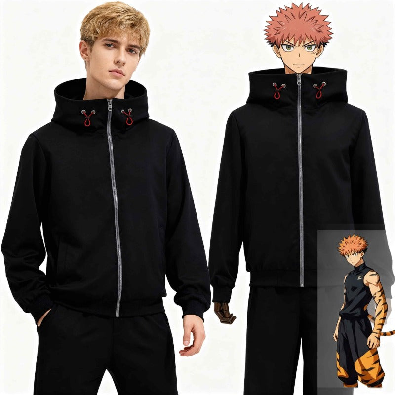 Jujutsu Kaisen Yuji Itadori Hoodie - Official Character Cosplay and Casual Wear