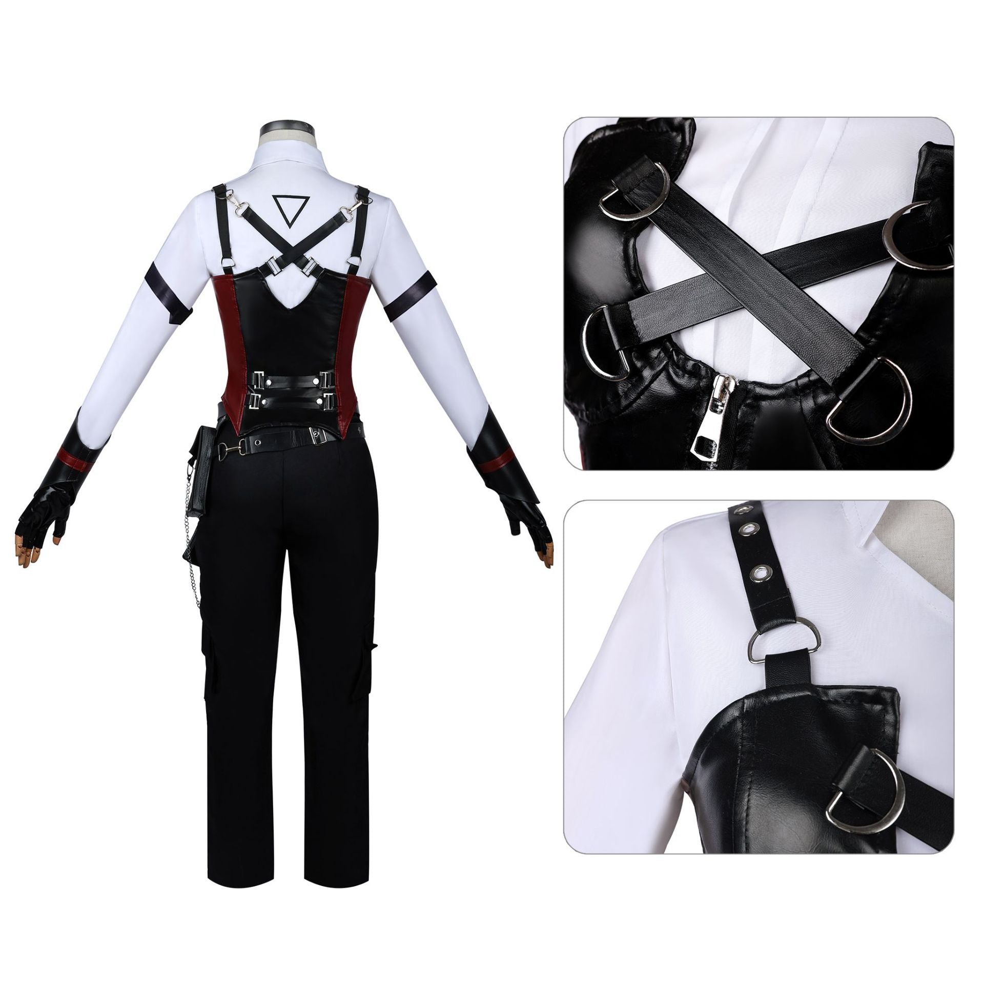 Love and Deep Space Hunter Lady Cosplay Costume Women's Battle Suit Anime Full Set Stage Performance - Halloweez
