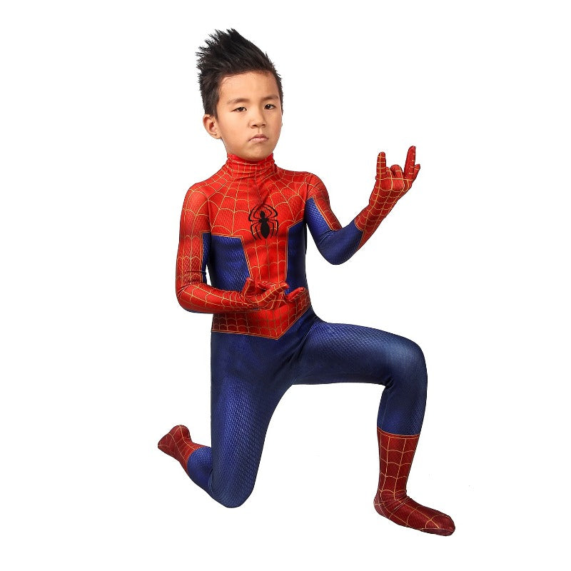 Costume de cosplay Spider-man Peter Parker pour enfants - Parfait pour Halloween